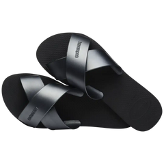 Women's Aqua Metallic Sandals